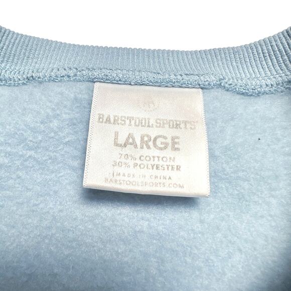 Barstool Sports | Women | Call Her Daddy I Am Unwell Sky Blue Sweatshirt | Large - Picture 8 of 12